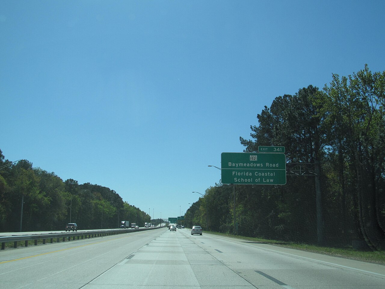 Interstate 95 in Florida; file photo, not the Oslo Road interchange